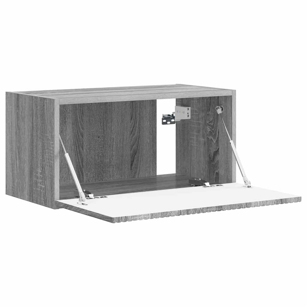 TV Wall Cabinet Grey Sonoma 60 x 31 x 29.5 cm Engineered Wood
