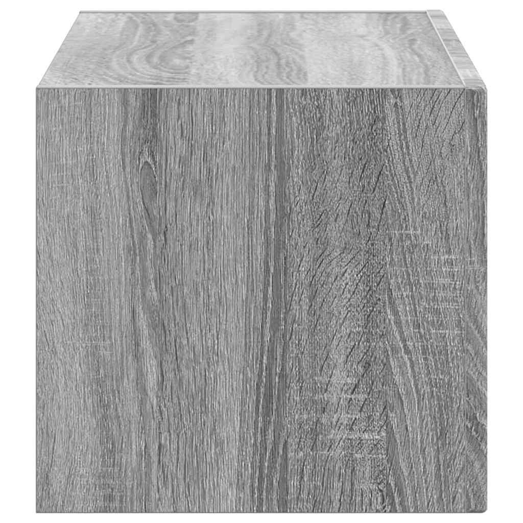 TV Wall Cabinet Grey Sonoma 60 x 31 x 29.5 cm Engineered Wood