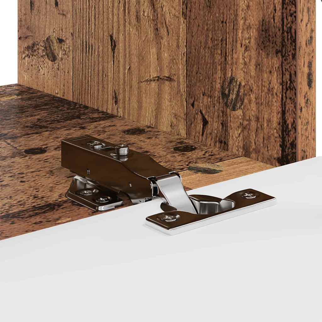 TV Wall Cabinet Old Wood 60 x 31 x 29.5 cm Engineered Wood