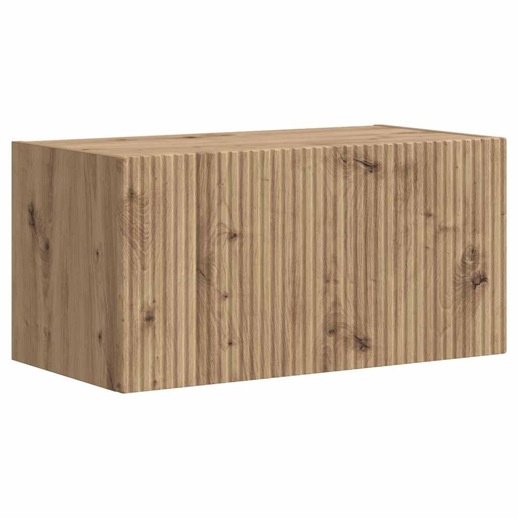 TV Wall Cabinet Artisian Oak 60 x 31 x 29.5 cm Engineered Wood