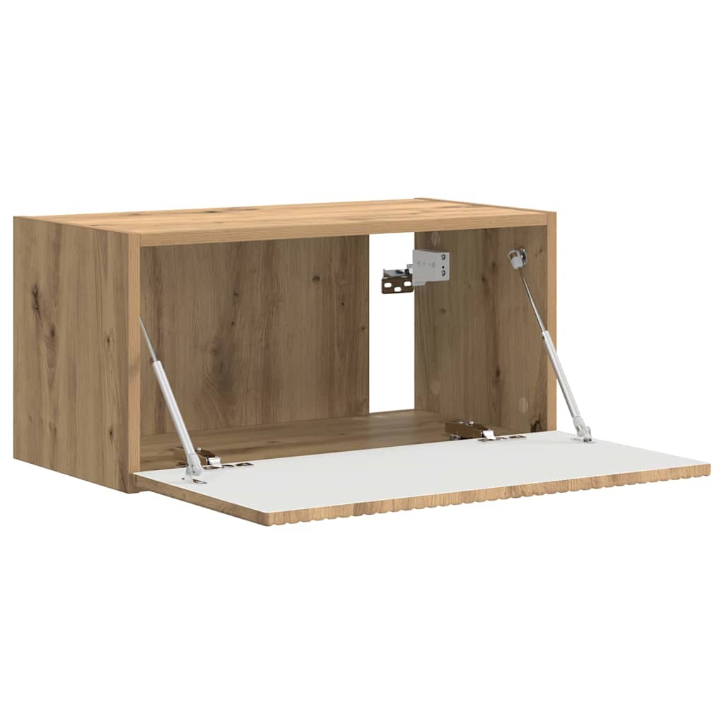 TV Wall Cabinet Artisian Oak 60 x 31 x 29.5 cm Engineered Wood