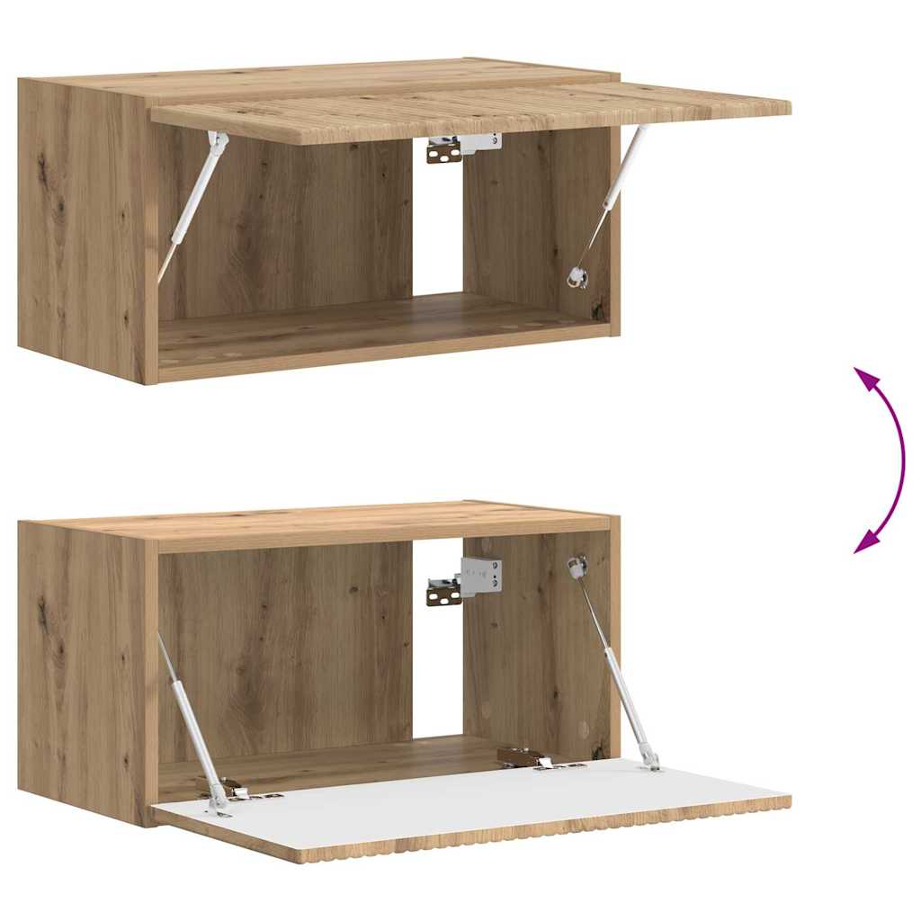 TV Wall Cabinet Artisian Oak 60 x 31 x 29.5 cm Engineered Wood