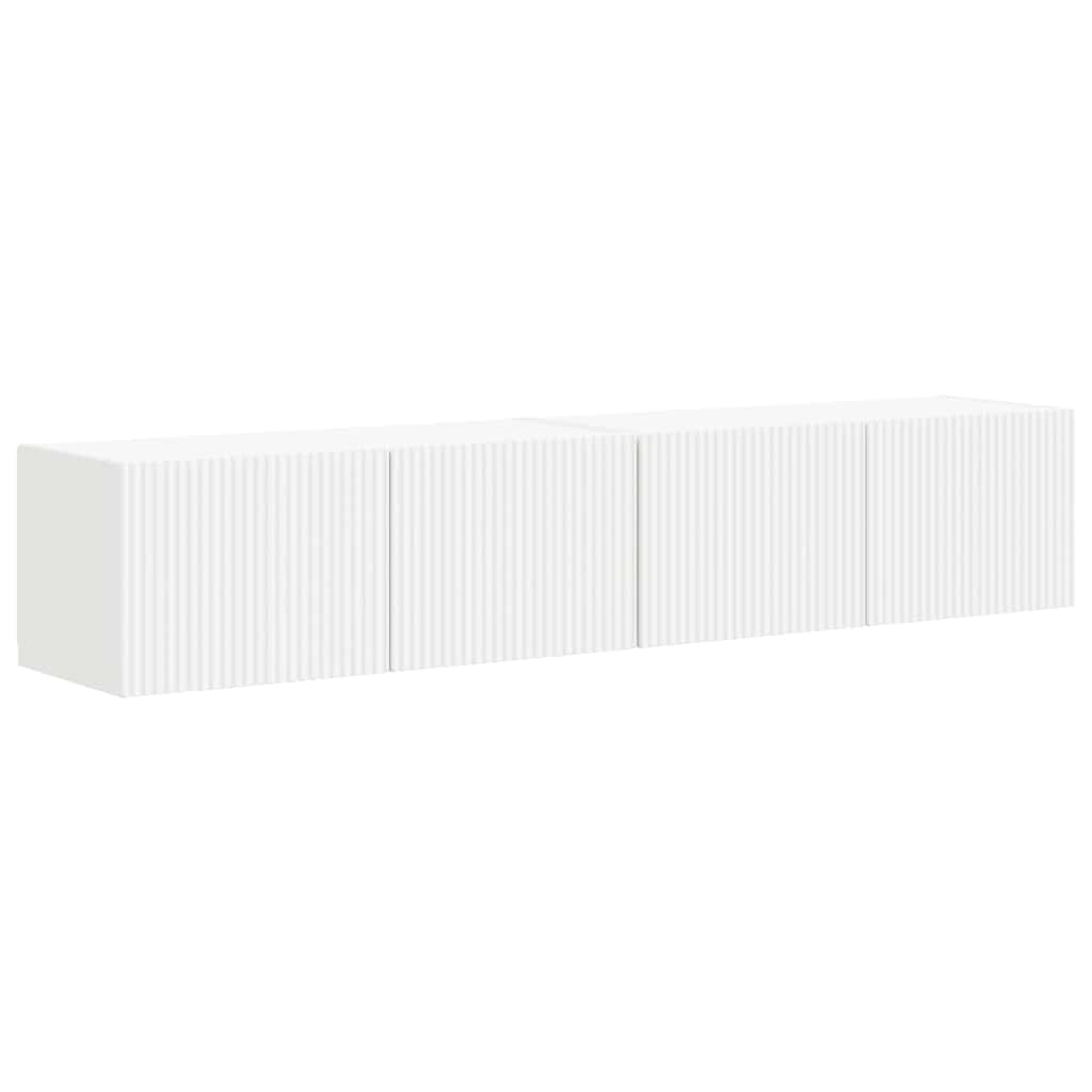 TV Wall Cabinet 2 pcs White 78.5 x 31 x 29.5 cm Engineered Wood