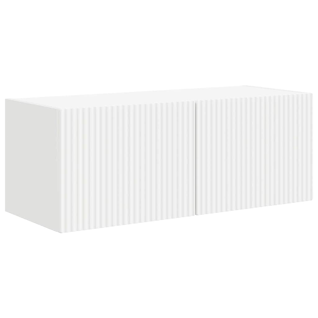 TV Wall Cabinet 2 pcs White 78.5 x 31 x 29.5 cm Engineered Wood