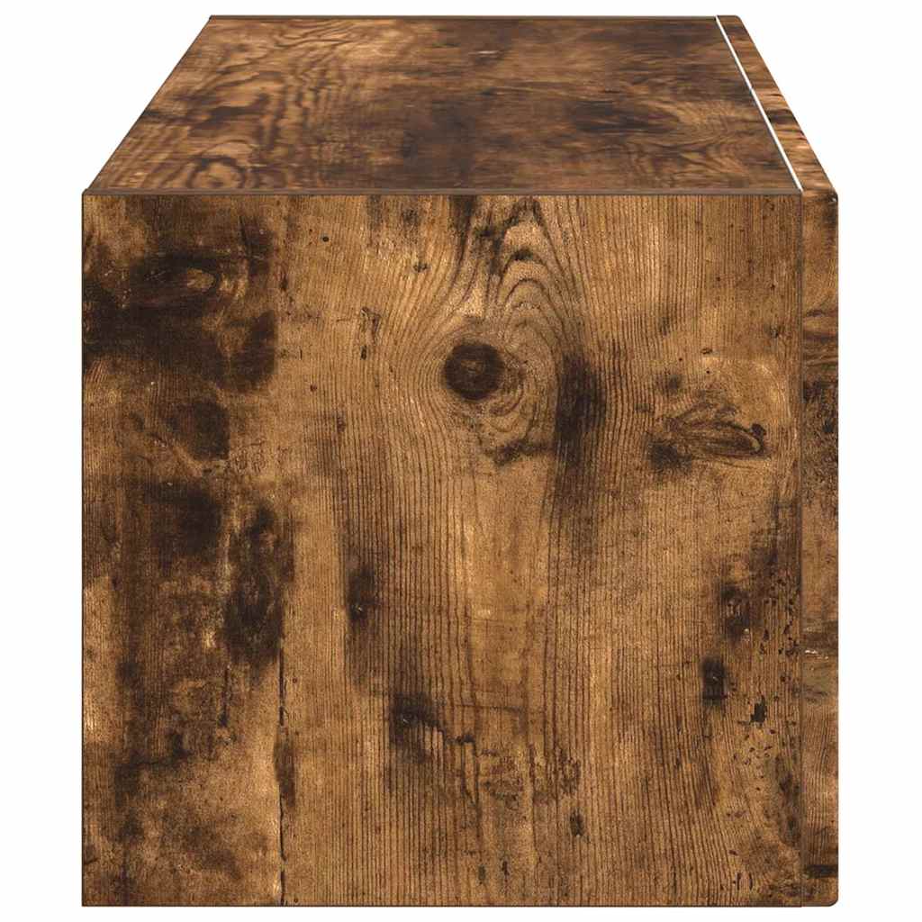 TV Wall Cabinet 78.5 x 31 x 29.5 cm Smoked Oak Engineered Wood