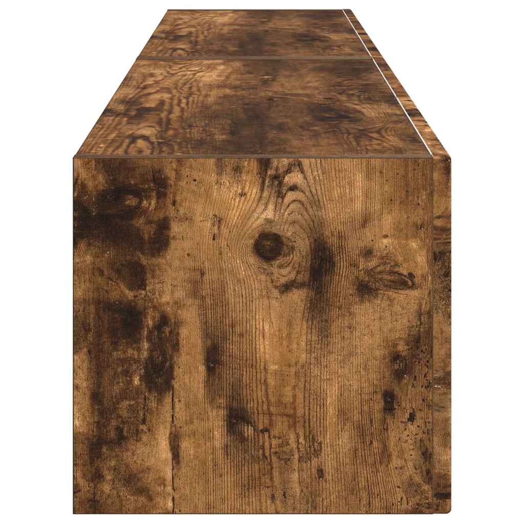 TV Wall Cabinet 2 pcs Smoked Oak 78.5 x 31 x 29.5 cm