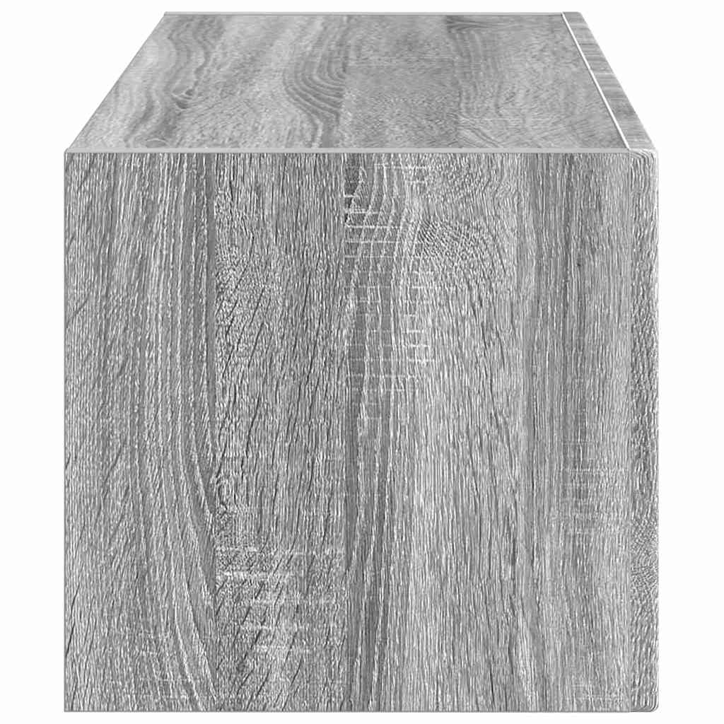 TV Wall Cabinet Grey Sonoma 78.5 x 31 x 29.5 cm Engineered Wood