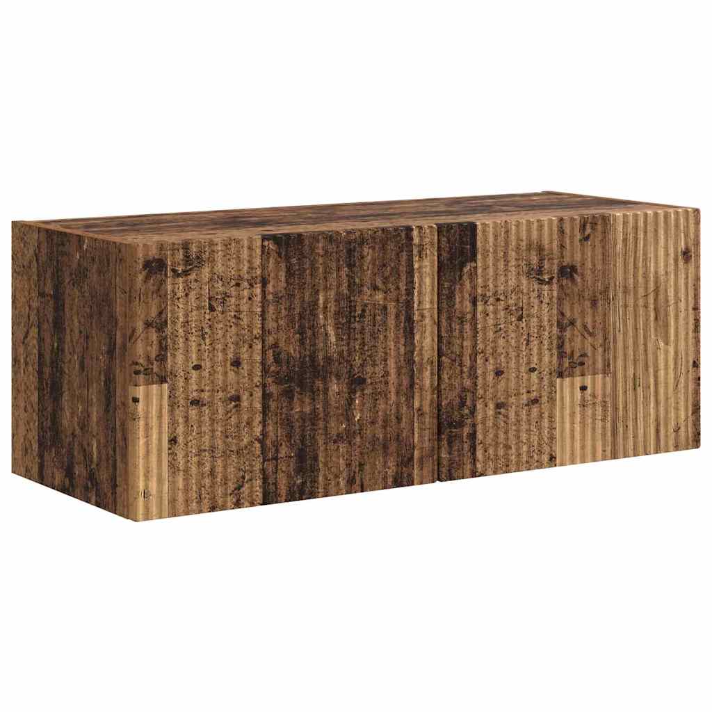 TV Wall Cabinet Old Wood 78.5 x 31 x 29.5 cm Engineered Wood