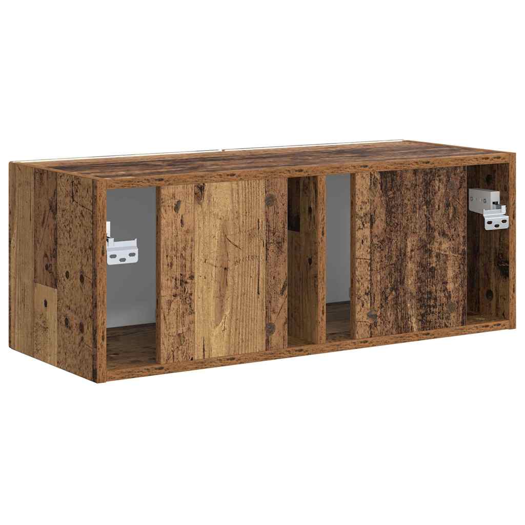 TV Wall Cabinet Old Wood 78.5 x 31 x 29.5 cm Engineered Wood
