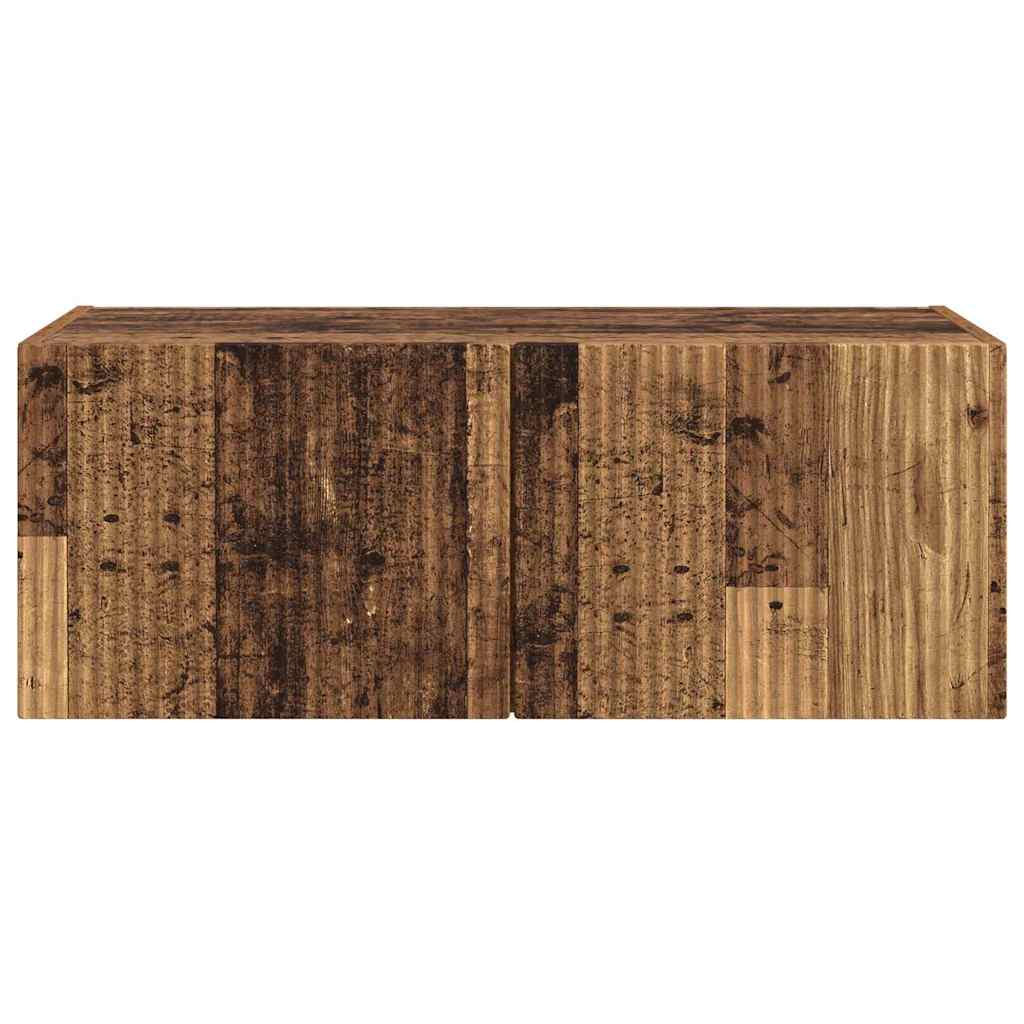 TV Wall Cabinet Old Wood 78.5 x 31 x 29.5 cm Engineered Wood