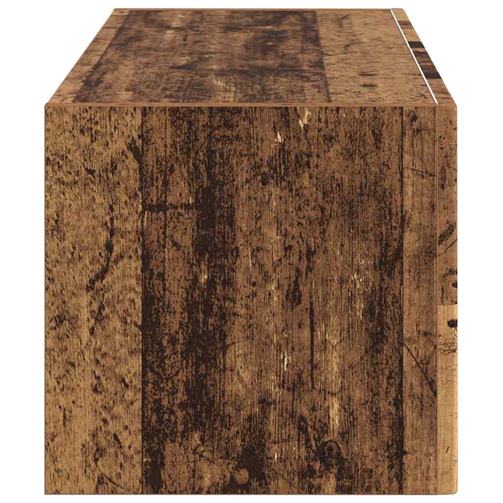 TV Wall Cabinet Old Wood 78.5 x 31 x 29.5 cm Engineered Wood