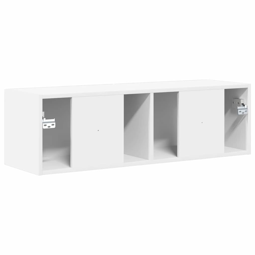 TV Wall Cabinet 98 x 31 x 29.5 cm White Engineered Wood