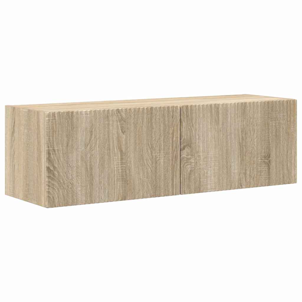TV Wall Cabinet Sonoma 98 x 31 x 29.5 cm Engineered Wood