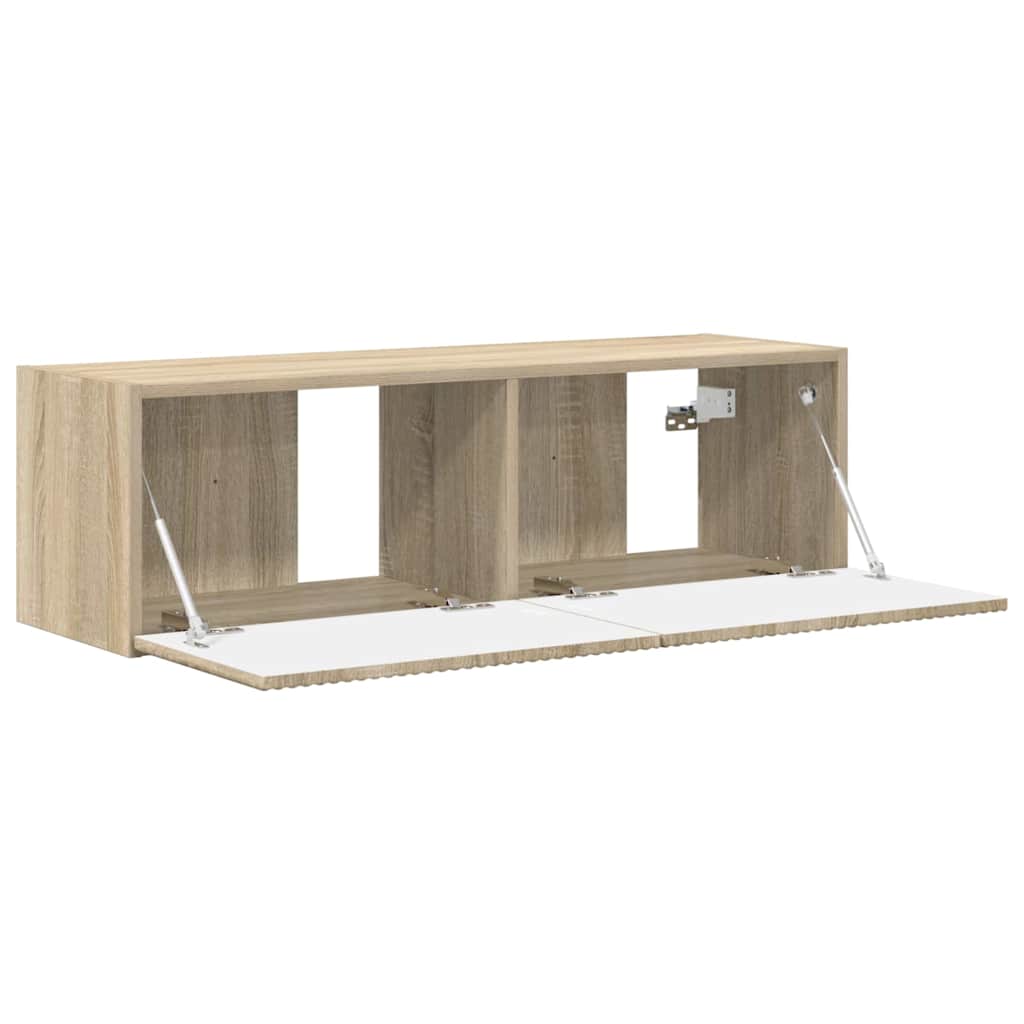 TV Wall Cabinet Sonoma 98 x 31 x 29.5 cm Engineered Wood