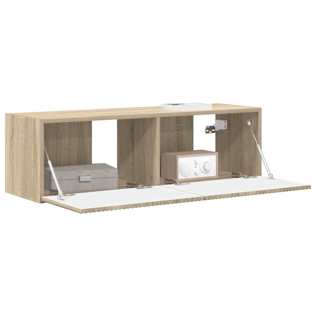 TV Wall Cabinet Sonoma 98 x 31 x 29.5 cm Engineered Wood