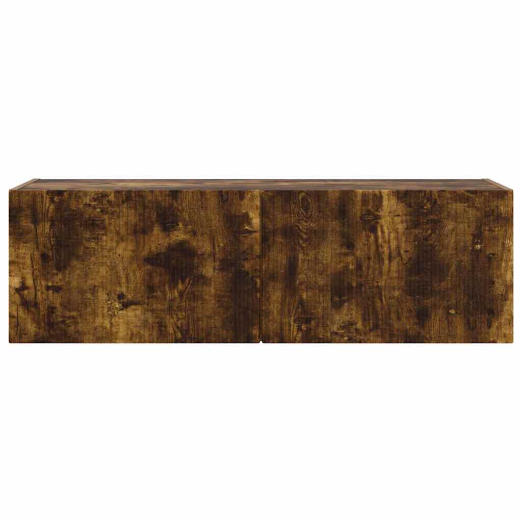 TV Wall Cabinet 98 x 31 x 29.5 cm Smoked Oak Engineered Wood