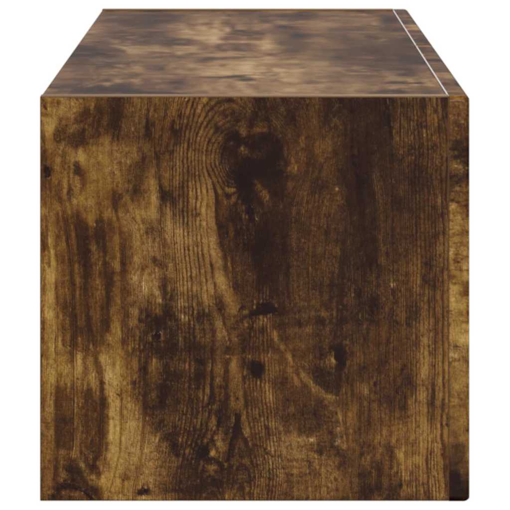 TV Wall Cabinet 98 x 31 x 29.5 cm Smoked Oak Engineered Wood