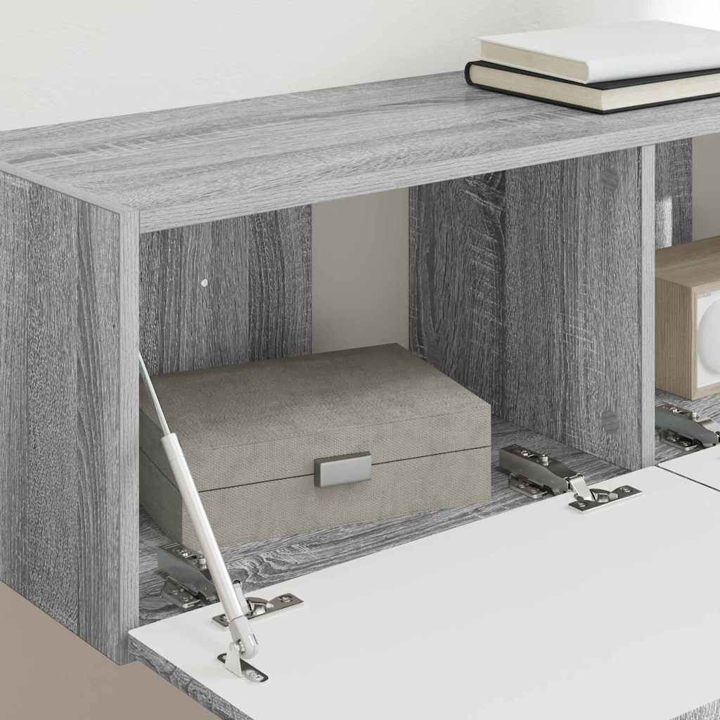 TV Wall Cabinet 98 x 31 x 29.5 cm Grey Sonoma Engineered Wood