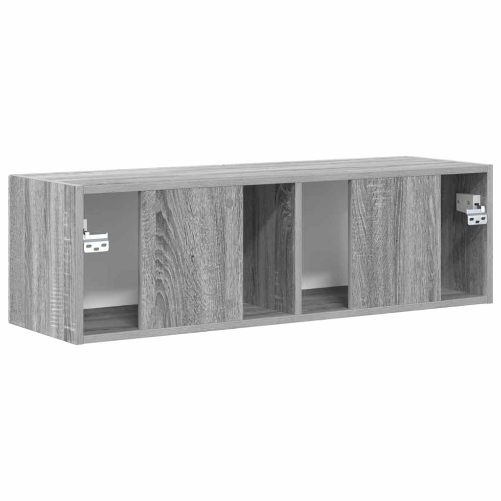 TV Wall Cabinet 98 x 31 x 29.5 cm Grey Sonoma Engineered Wood