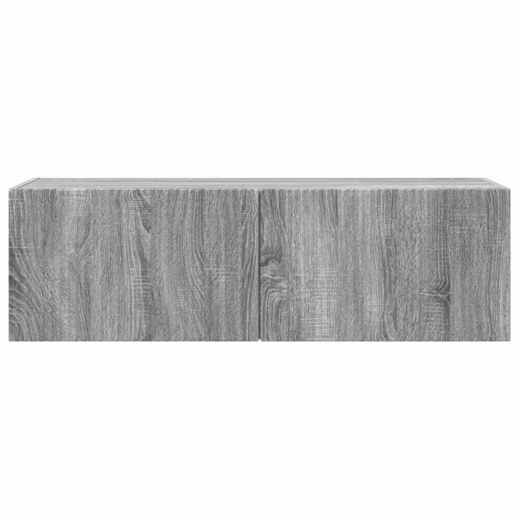 TV Wall Cabinet 98 x 31 x 29.5 cm Grey Sonoma Engineered Wood
