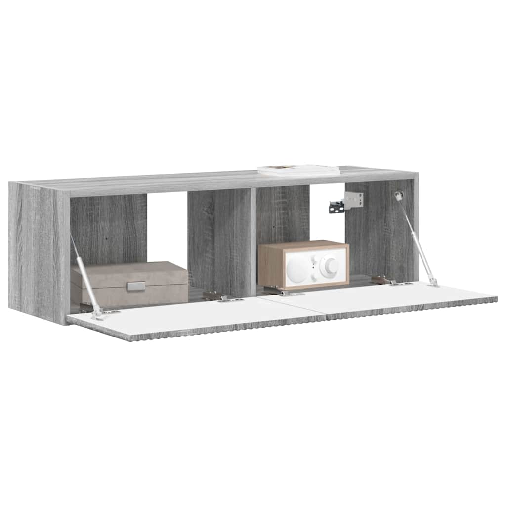 TV Wall Cabinet 98 x 31 x 29.5 cm Grey Sonoma Engineered Wood