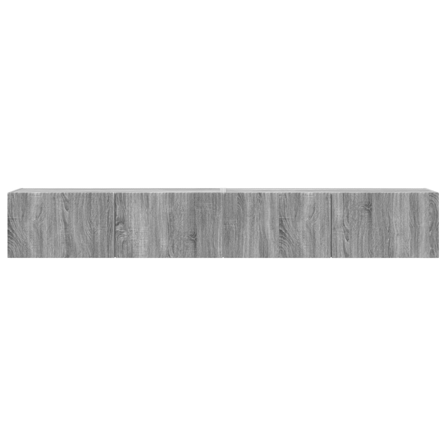 TV Wall Cabinet 2 pcs Grey Sonoma 98 x 31 x 29.5 cm