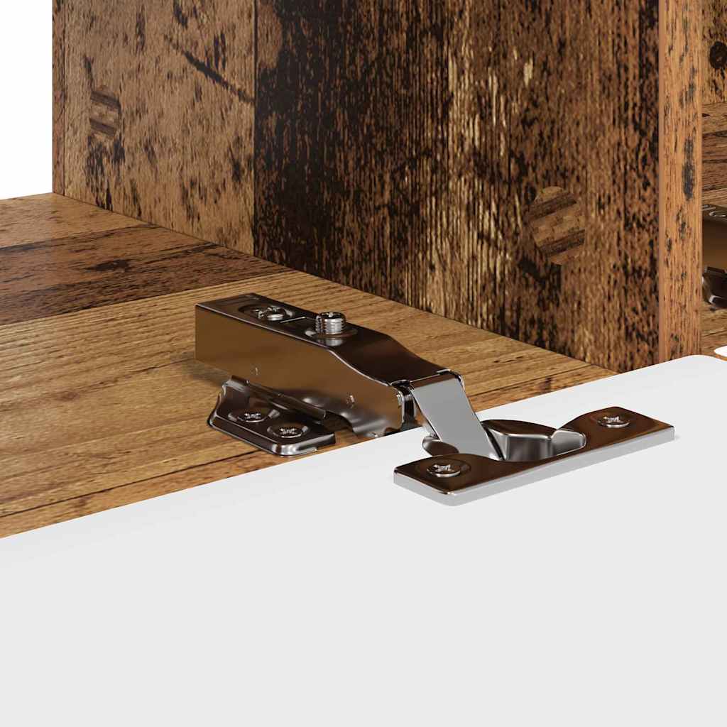 TV Wall Cabinet Old Wood 98 x 31 x 29.5 cm Engineered Wood