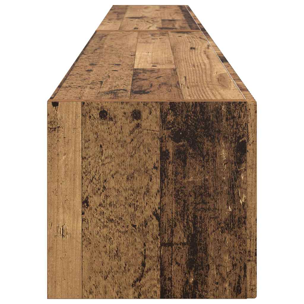 TV Wall Cabinet Wall-mounted 2 pcs Old Wood 98 x 31 x 29.5 cm