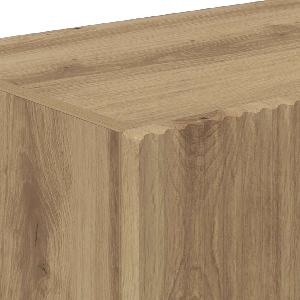 TV Wall Cabinet 98 x 31 x 29.5 cm Artisian Oak Engineered Wood