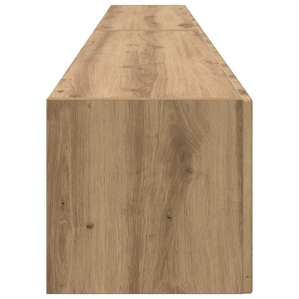 TV Wall Cabinet 2 pcs Artisian Oak Engineered Wood