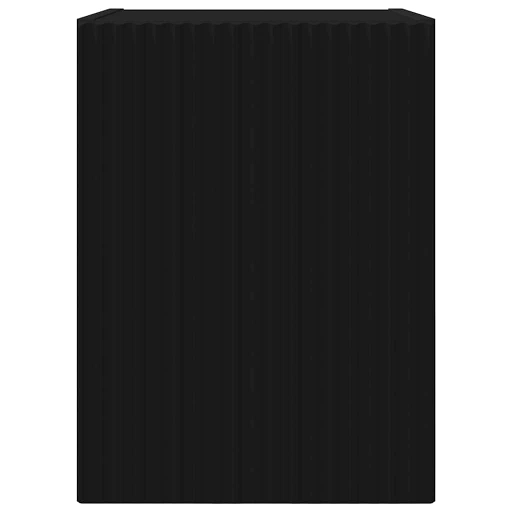 TV Wall Cabinet 2 pcs Black 30 x 31 x 40 cm Engineered Wood