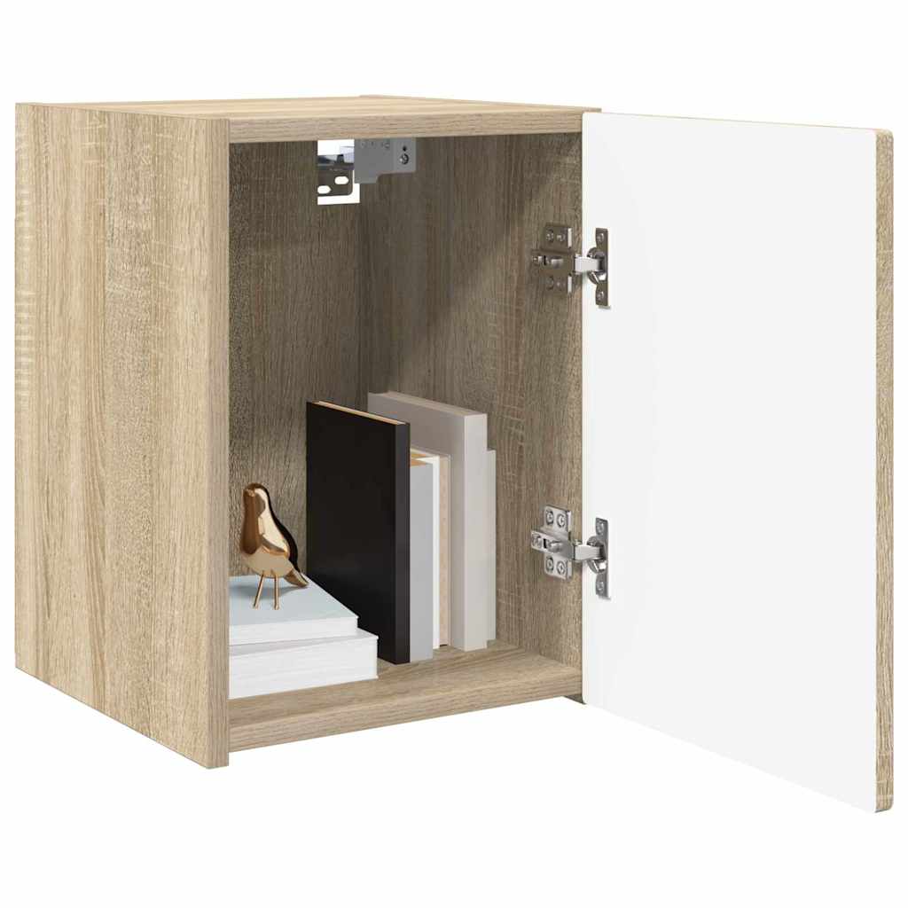 TV Wall Cabinet Sonoma 30 x 31 x 40 cm Engineered Wood