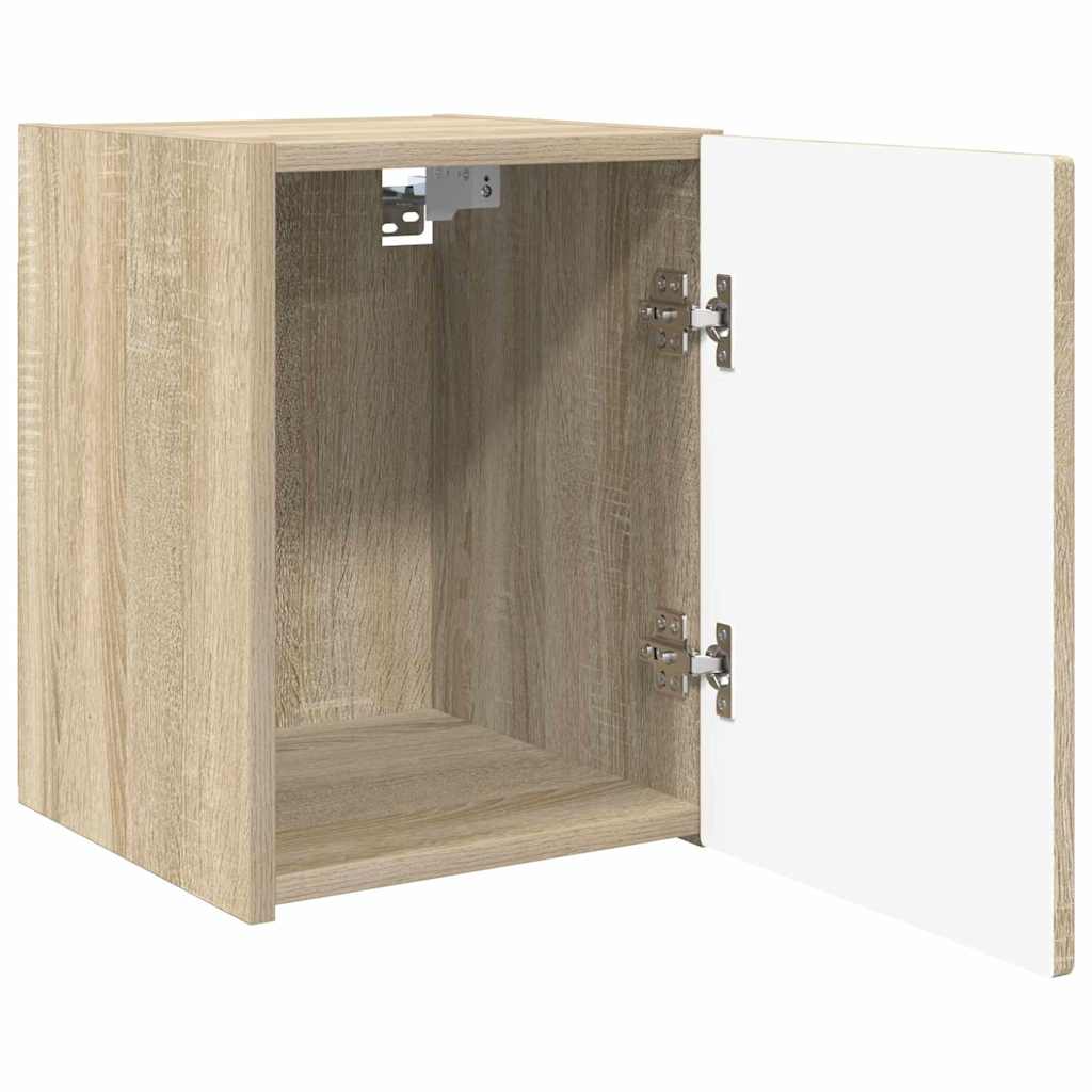 TV Wall Cabinet 2 pcs Sonoma 30 x 31 x 40 cm Engineered Wood