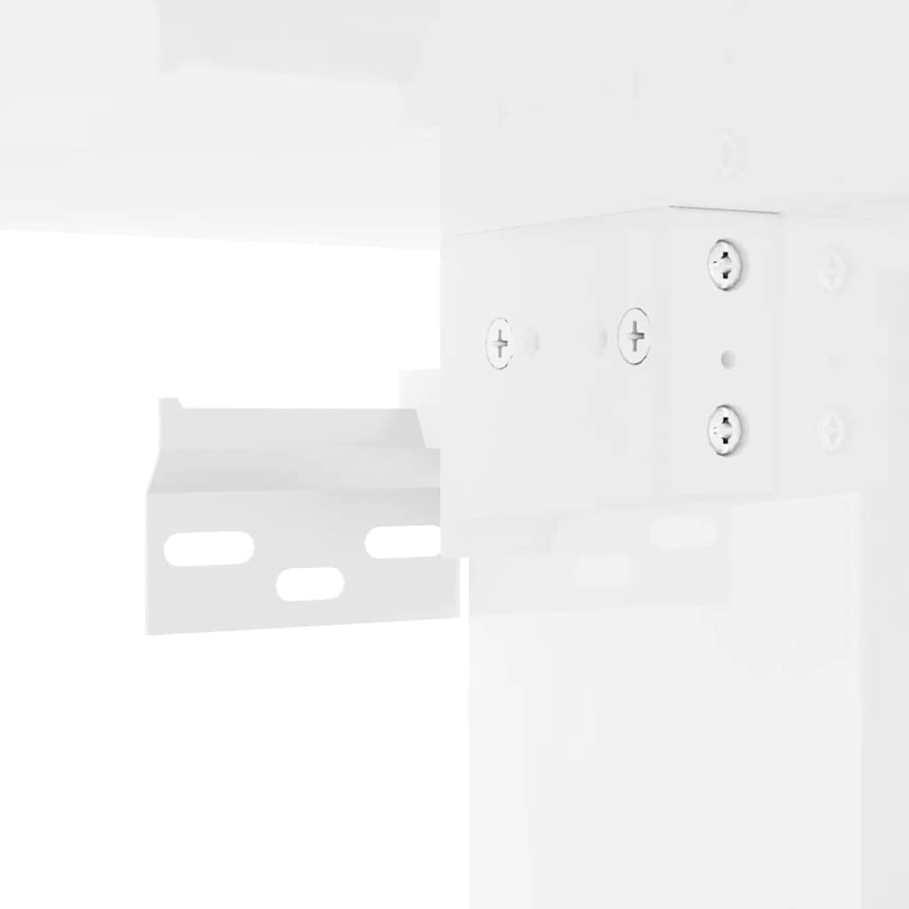TV Wall Cabinet Gloss White 30 x 31 x 40 cm Engineered Wood