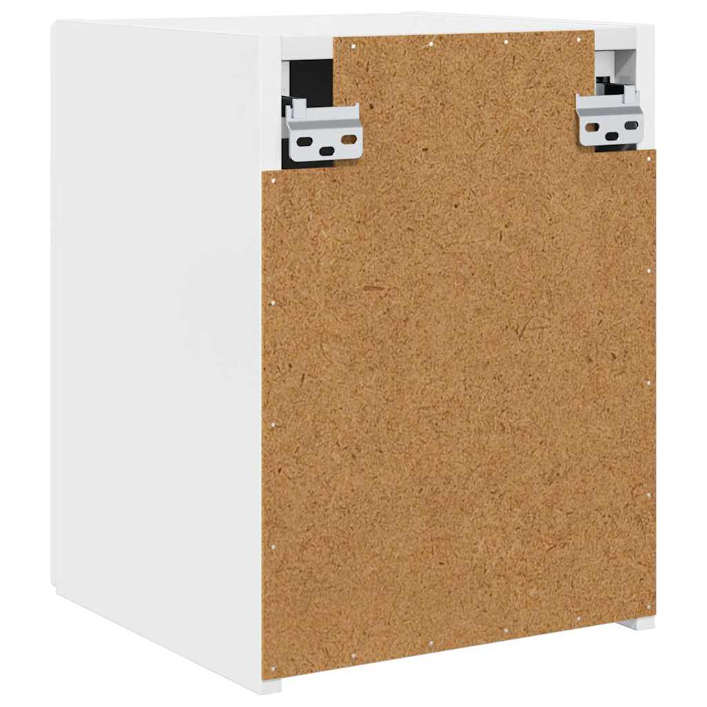 TV Wall Cabinet Gloss White 30 x 31 x 40 cm Engineered Wood