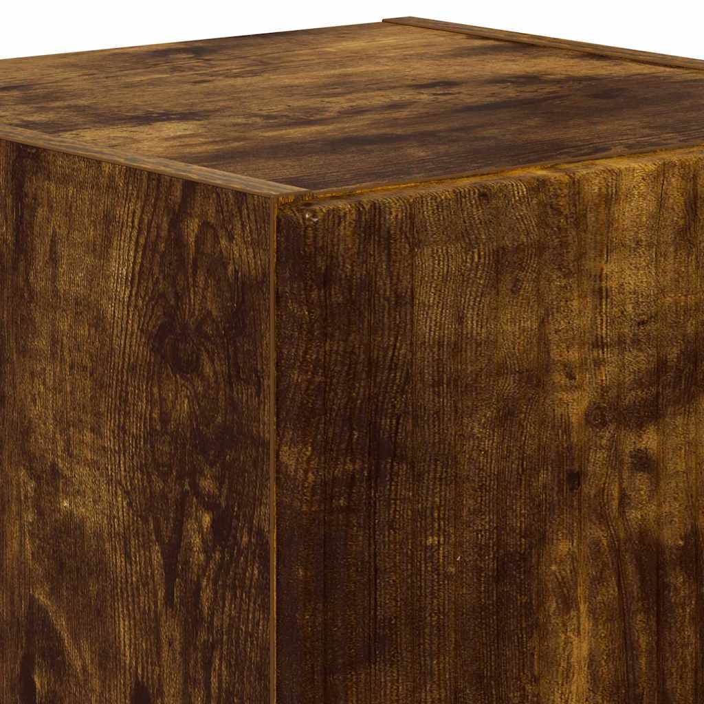 TV Wall Cabinet Wall-mounted 2 pcs Smoked Oak 30 x 31 x 40 cm