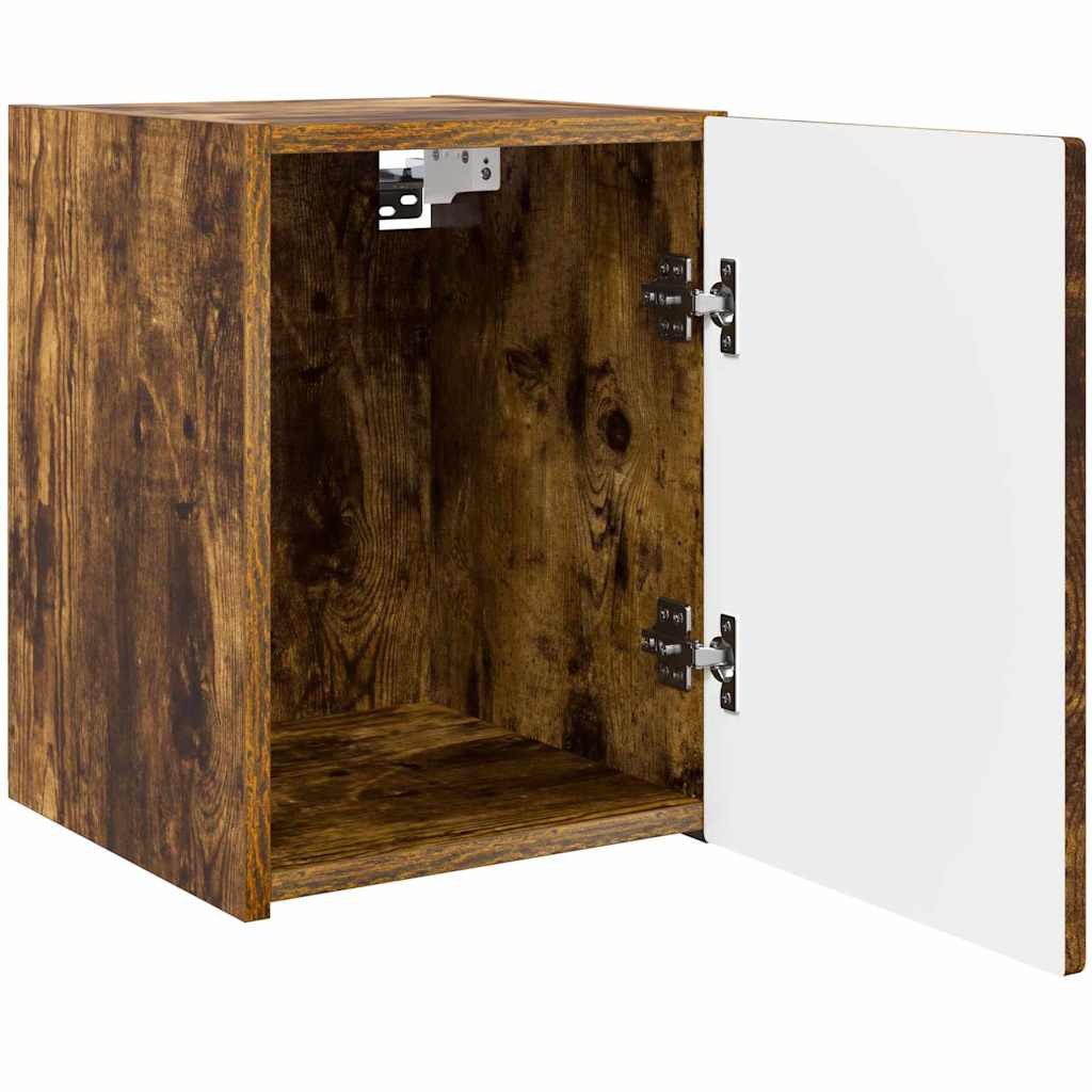 TV Wall Cabinet Wall-mounted 2 pcs Smoked Oak 30 x 31 x 40 cm