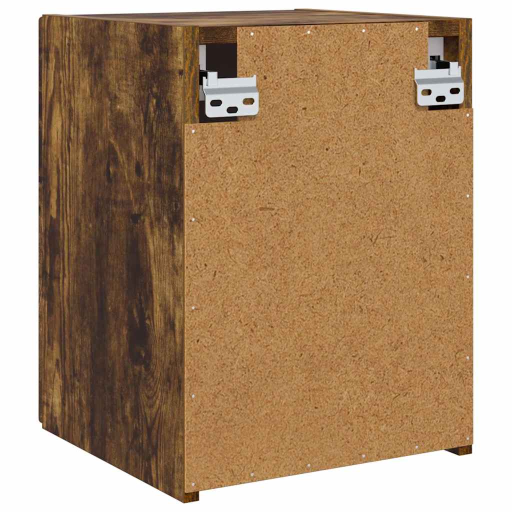 TV Wall Cabinet Wall-mounted 2 pcs Smoked Oak 30 x 31 x 40 cm