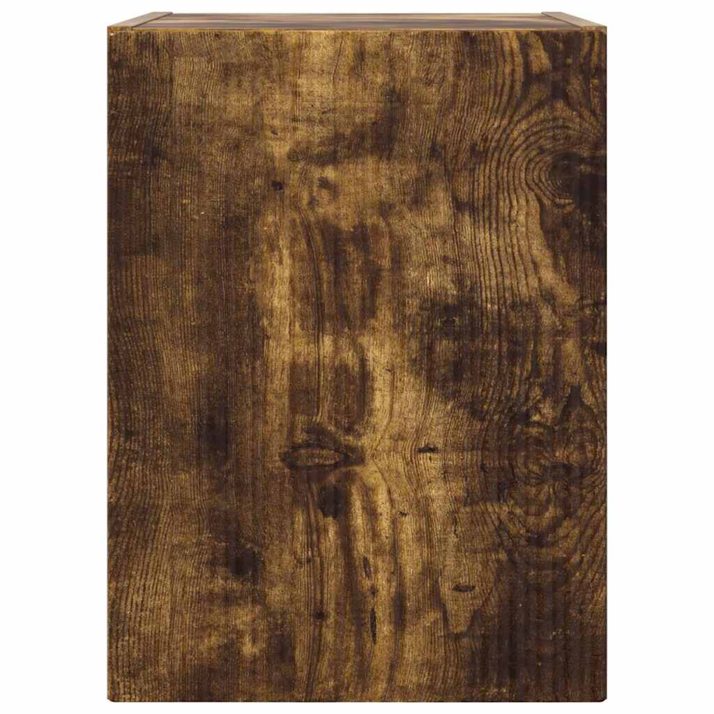 TV Wall Cabinet Wall-mounted 2 pcs Smoked Oak 30 x 31 x 40 cm