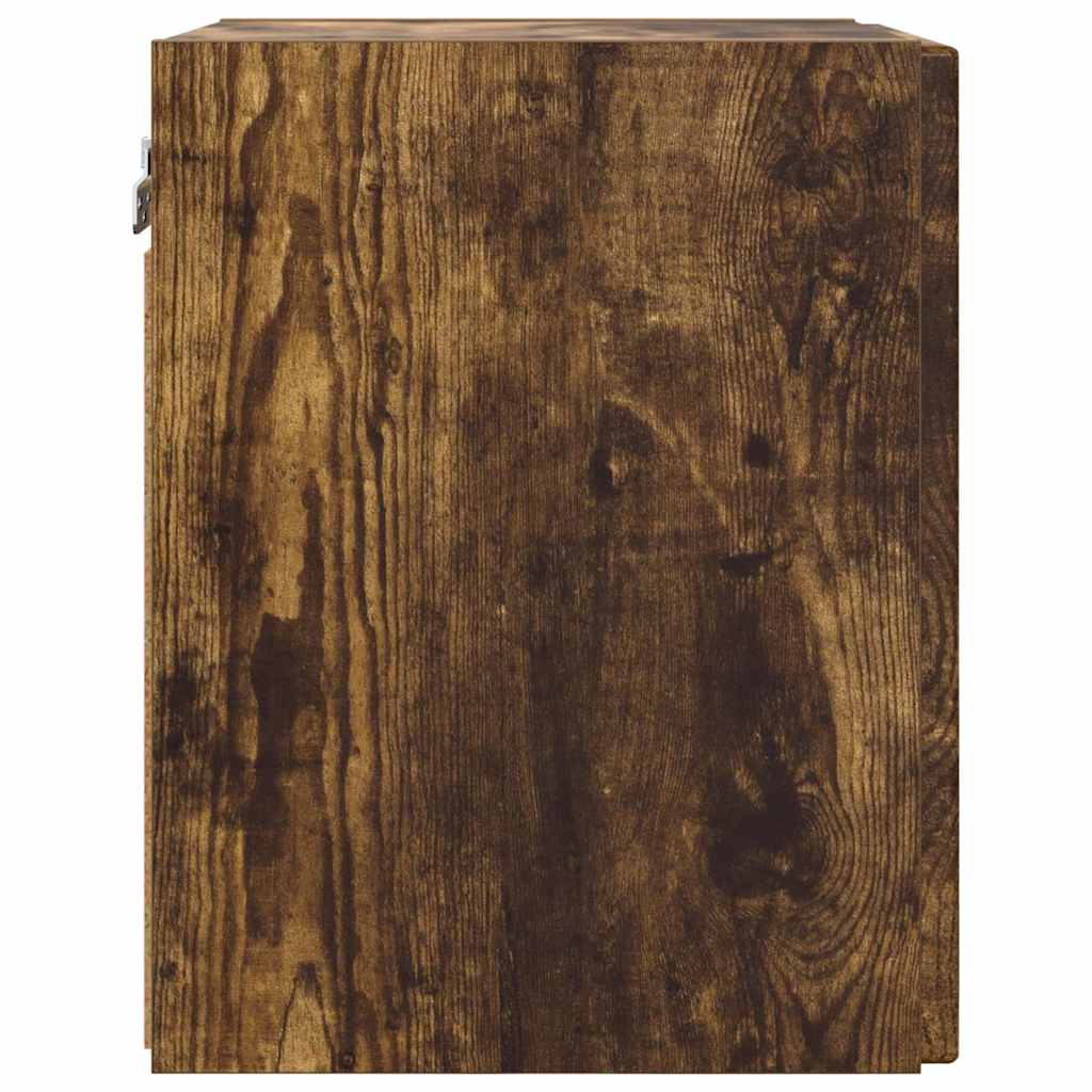 TV Wall Cabinet Wall-mounted 2 pcs Smoked Oak 30 x 31 x 40 cm