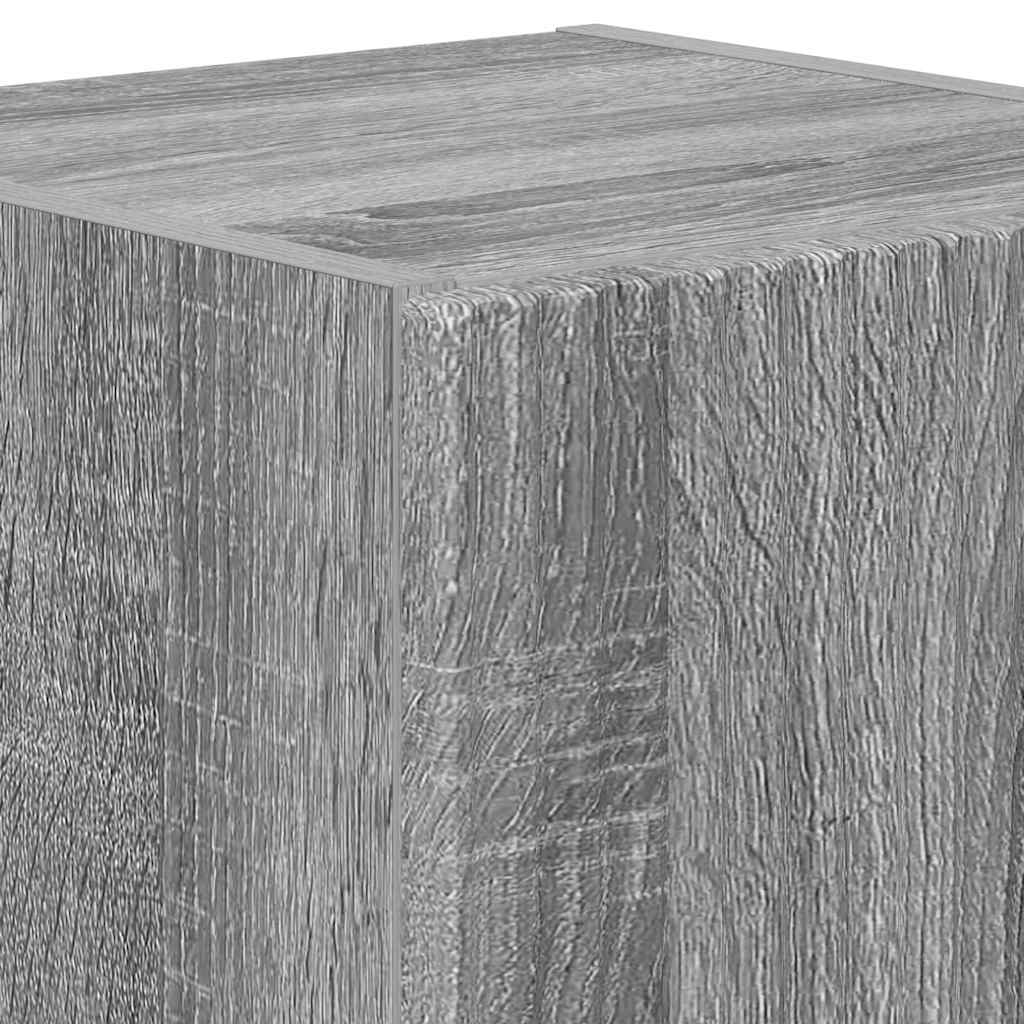 TV Wall Cabinet Grey Sonoma 30 x 31 x 40 cm Engineered Wood