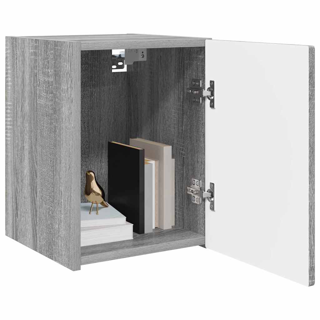 TV Wall Cabinet Grey Sonoma 30 x 31 x 40 cm Engineered Wood