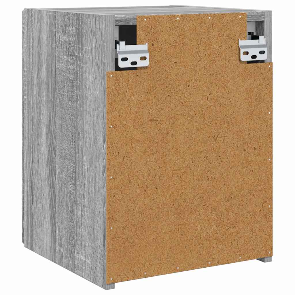 TV Wall Cabinet Wall-mounted 2 pcs Grey Sonoma 30 x 31 x 40 cm