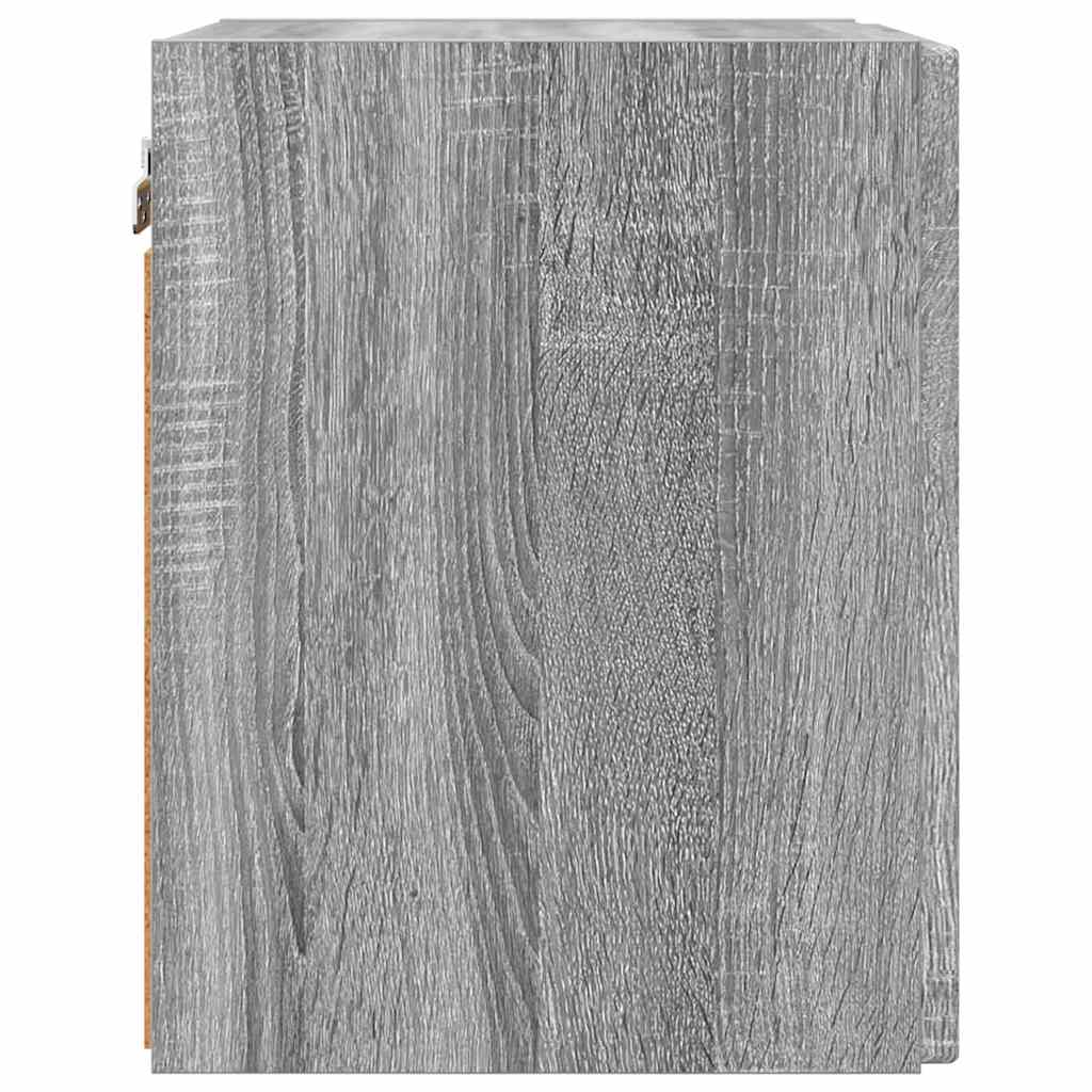 TV Wall Cabinet Wall-mounted 2 pcs Grey Sonoma 30 x 31 x 40 cm