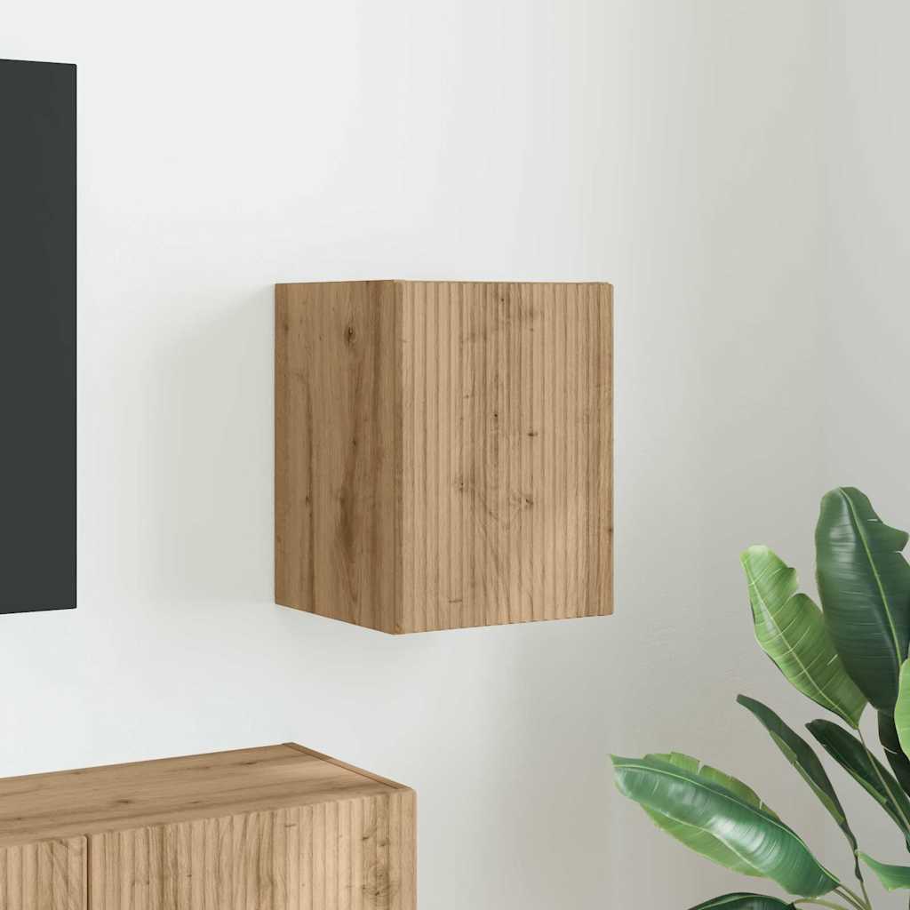 TV Wall Cabinet Artisian Oak 30 x 31 x 40 cm Engineered Wood