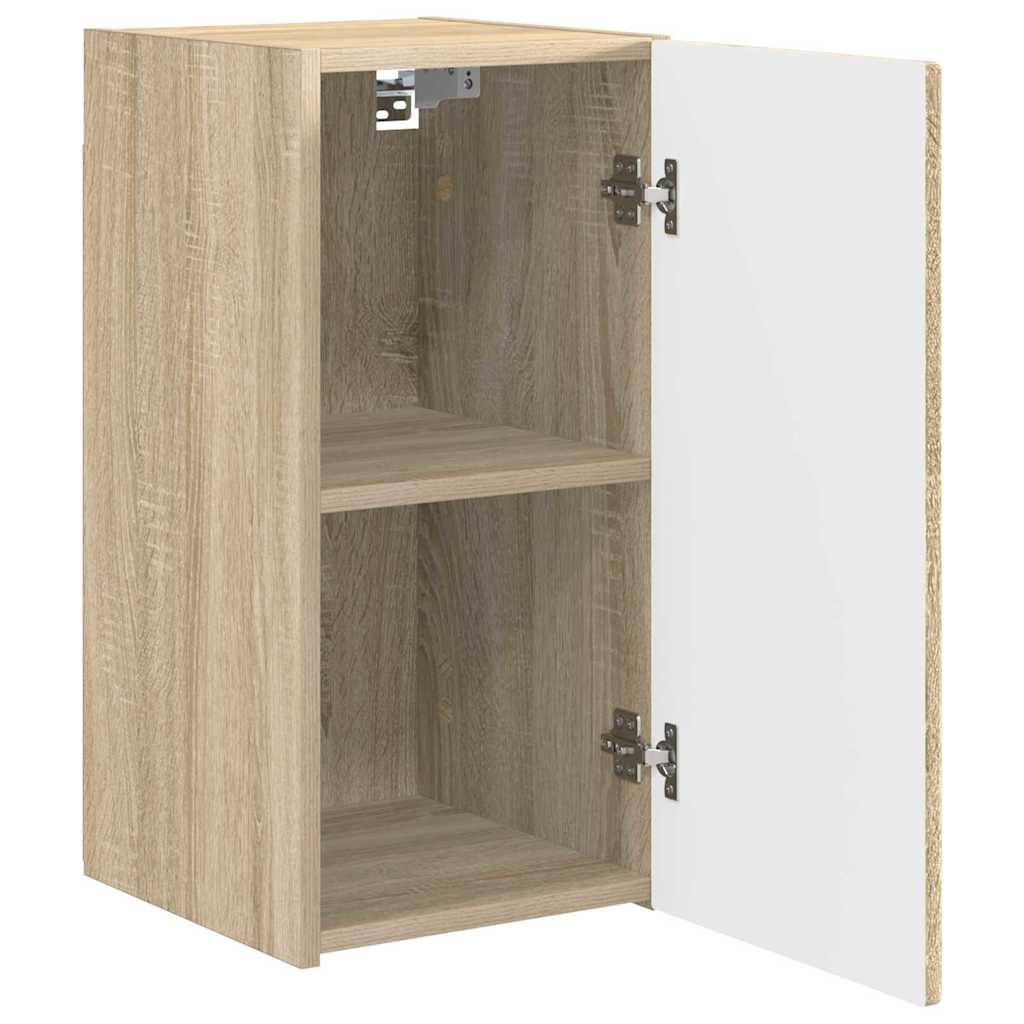 TV Wall Cabinet Sonoma 30 x 31 x 60 cm Engineered Wood