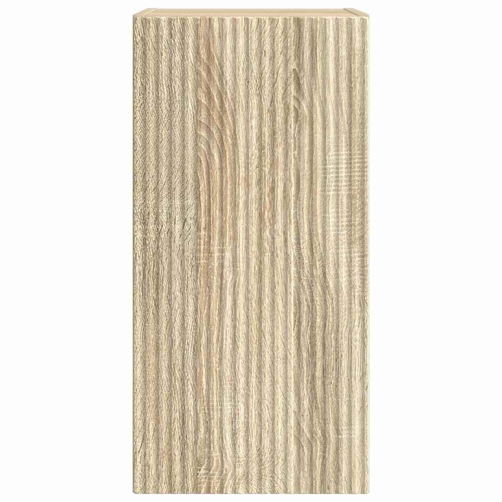 TV Wall Cabinet Sonoma 30 x 31 x 60 cm Engineered Wood