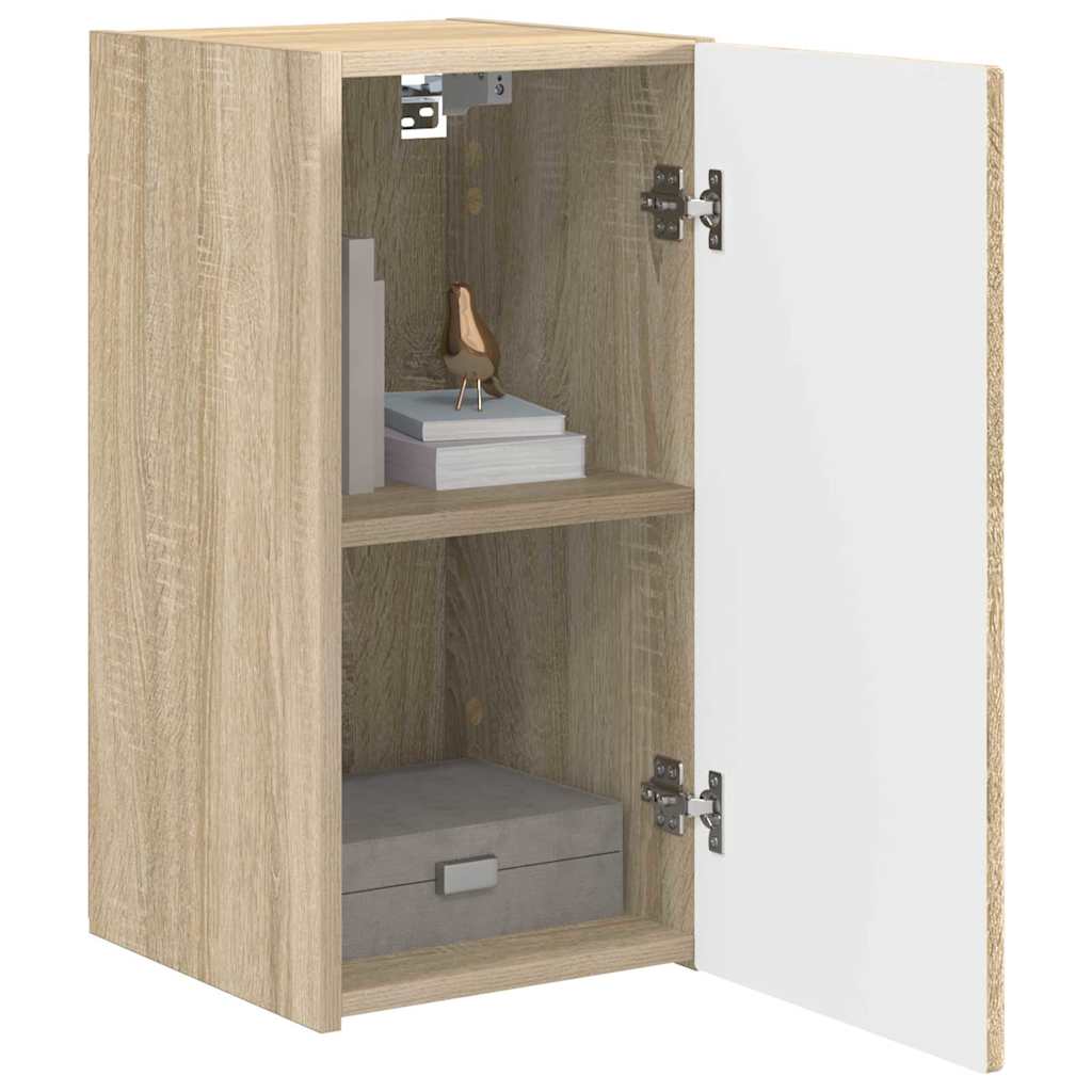 TV Wall Cabinet Sonoma 30 x 31 x 60 cm Engineered Wood