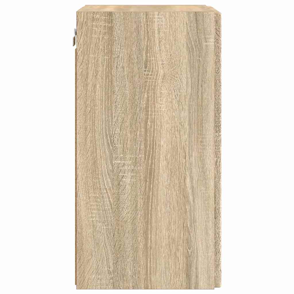 TV Wall Cabinet Sonoma 30 x 31 x 60 cm Engineered Wood