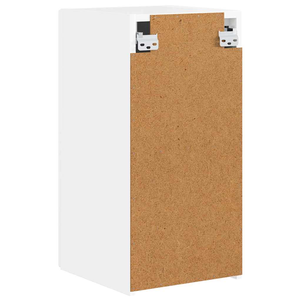 TV Wall Cabinet Wall-mounted 2 pcs Gloss White 30 x 31 x 60 cm